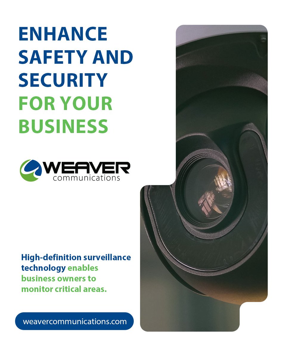 weavercomminc's tweet photo. No two businesses are alike, that is why we customize surveillance solutions for every environment. 🖲

Call us at (877) 926-2488 to learn more about our video and visual offerings.

https://t.co/XmFuN3xGdb https://t.co/bt7tW6lx9O