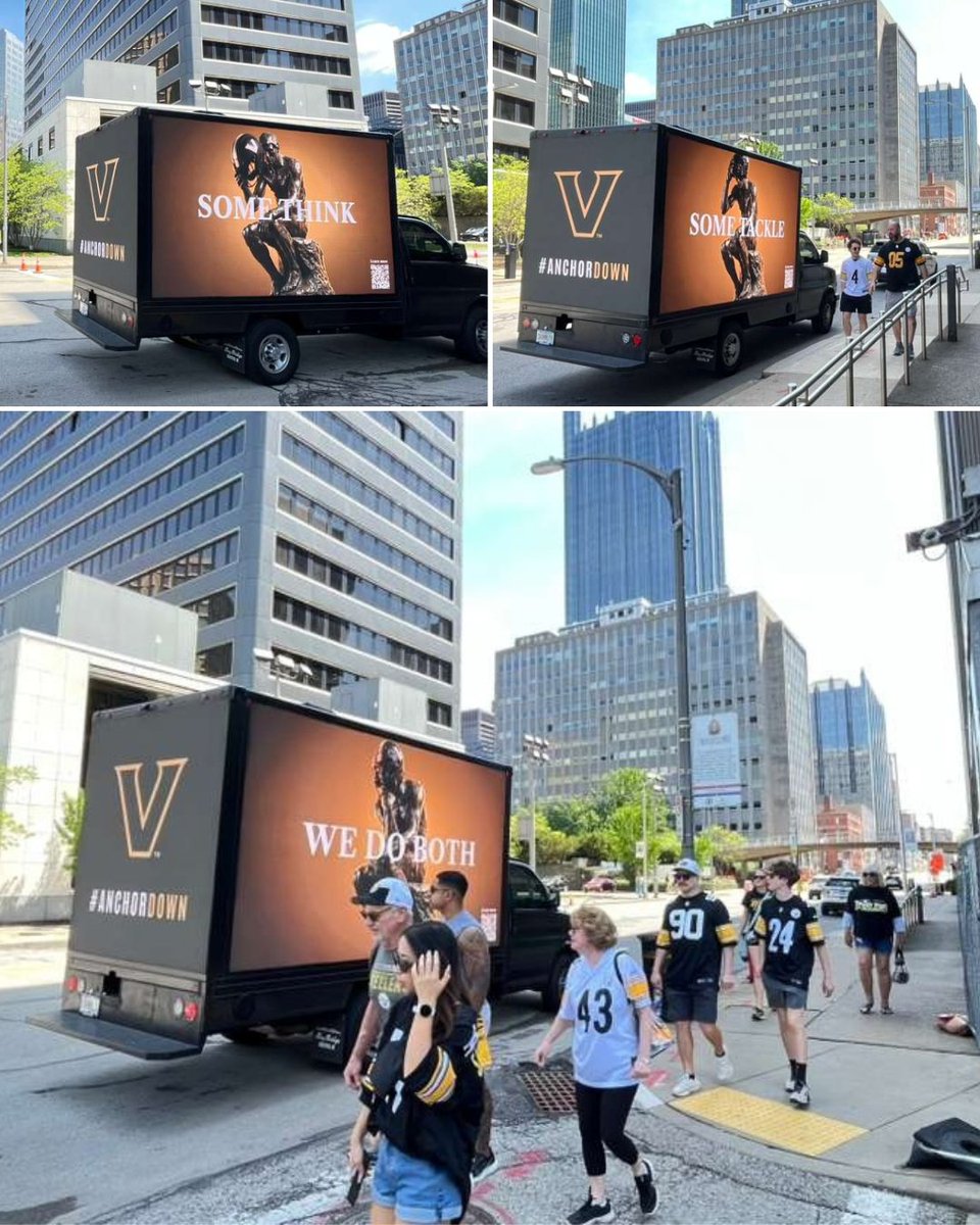 Vanderbilt is rolling through the streets of Pittsburgh today! 🚛⚓️🏈

Ahead of the #NFLDraft, meet this year's class of draft-eligible Commodores: vu.edu/doresinthenfl