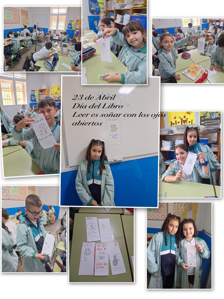 CCsanpascual's tweet photo. Hoy, por el Día del Libro 📚, en nuestra clase de 2º hemos vivido una actividad muy especial ✨
💛

Entre todos hemos creado nuestros propios marcapáginas para acompañar nuestras lecturas, y no podemos estar más contentos con el resultado 😊 https://t.co/dvP3e9exb8