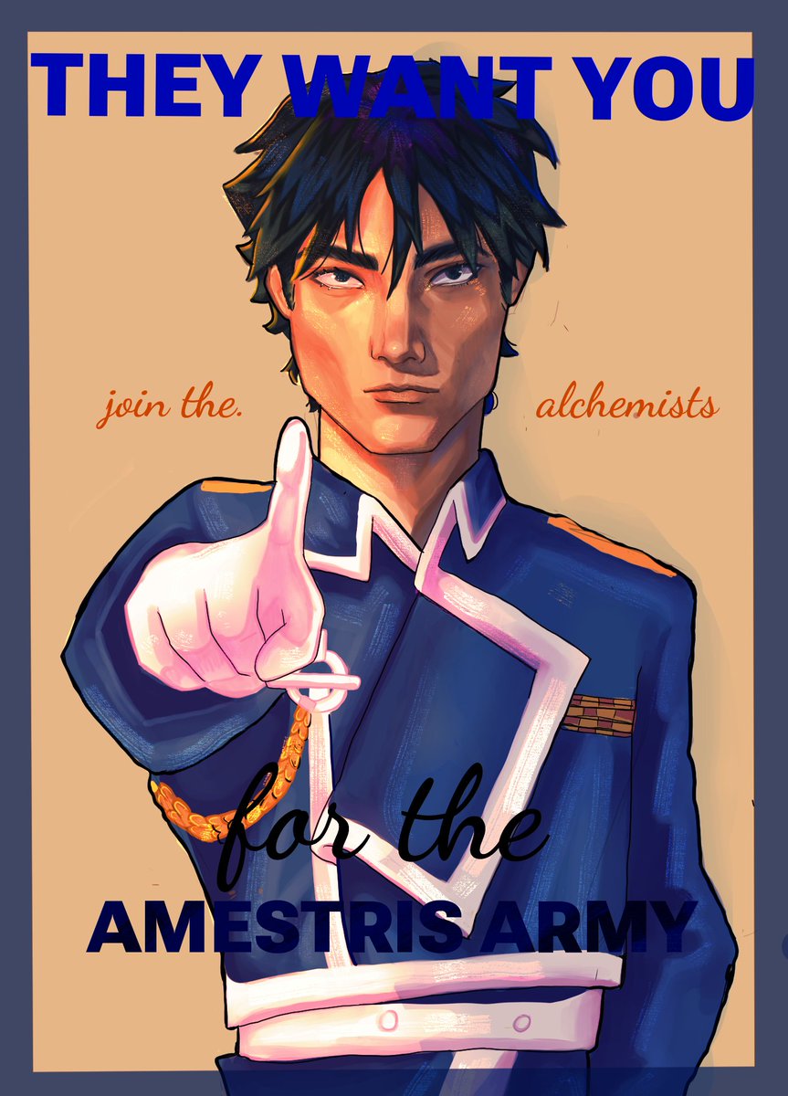 Irissketchz's tweet image. Join the alchesmist
Amestris army wants YOU
#fullmetalachemist #fanart