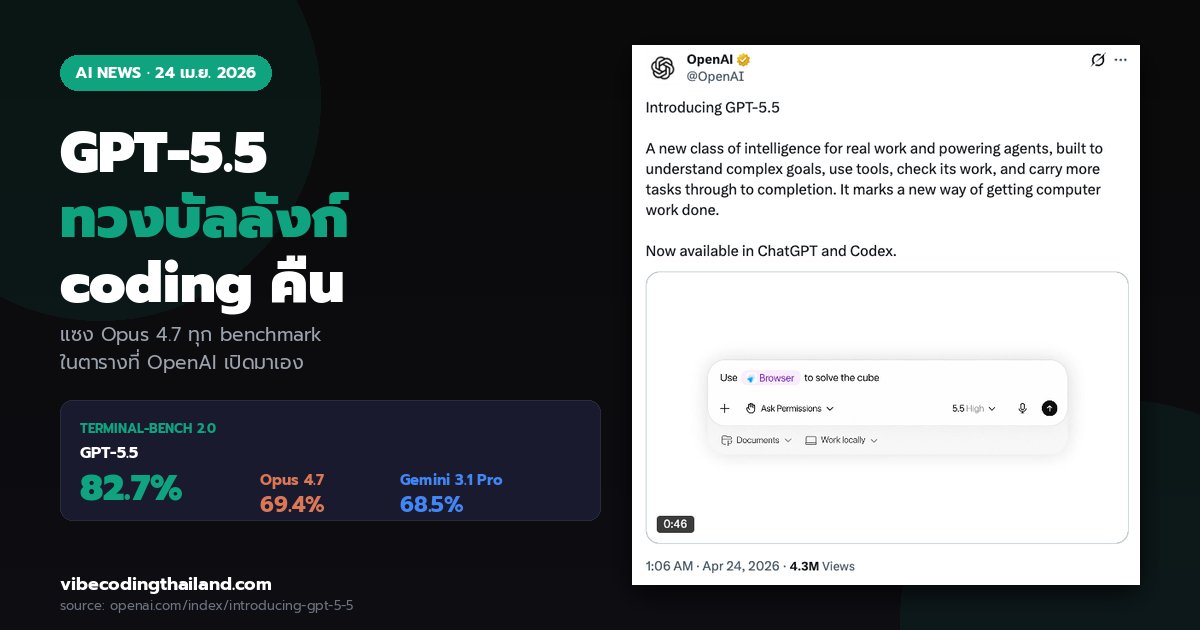 Vibe Coding Thailand tweet media