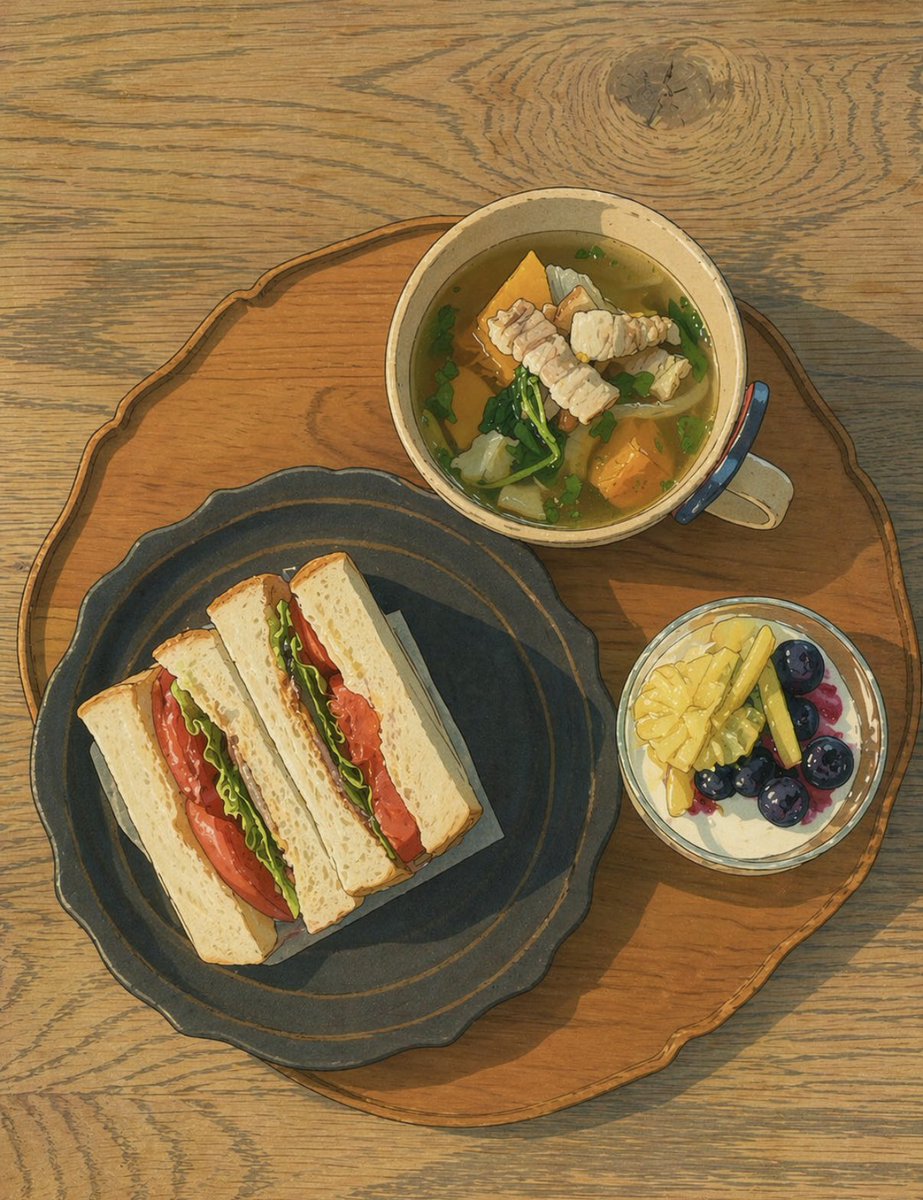 おはよう🧸🌲金曜日

我が家は、今日からGW。
ゆったりとした朝です。
朝ごはんは、手作りベーコンでBLTサンド🥪
かぼちゃとセロリのスープも美味しいよ😋
