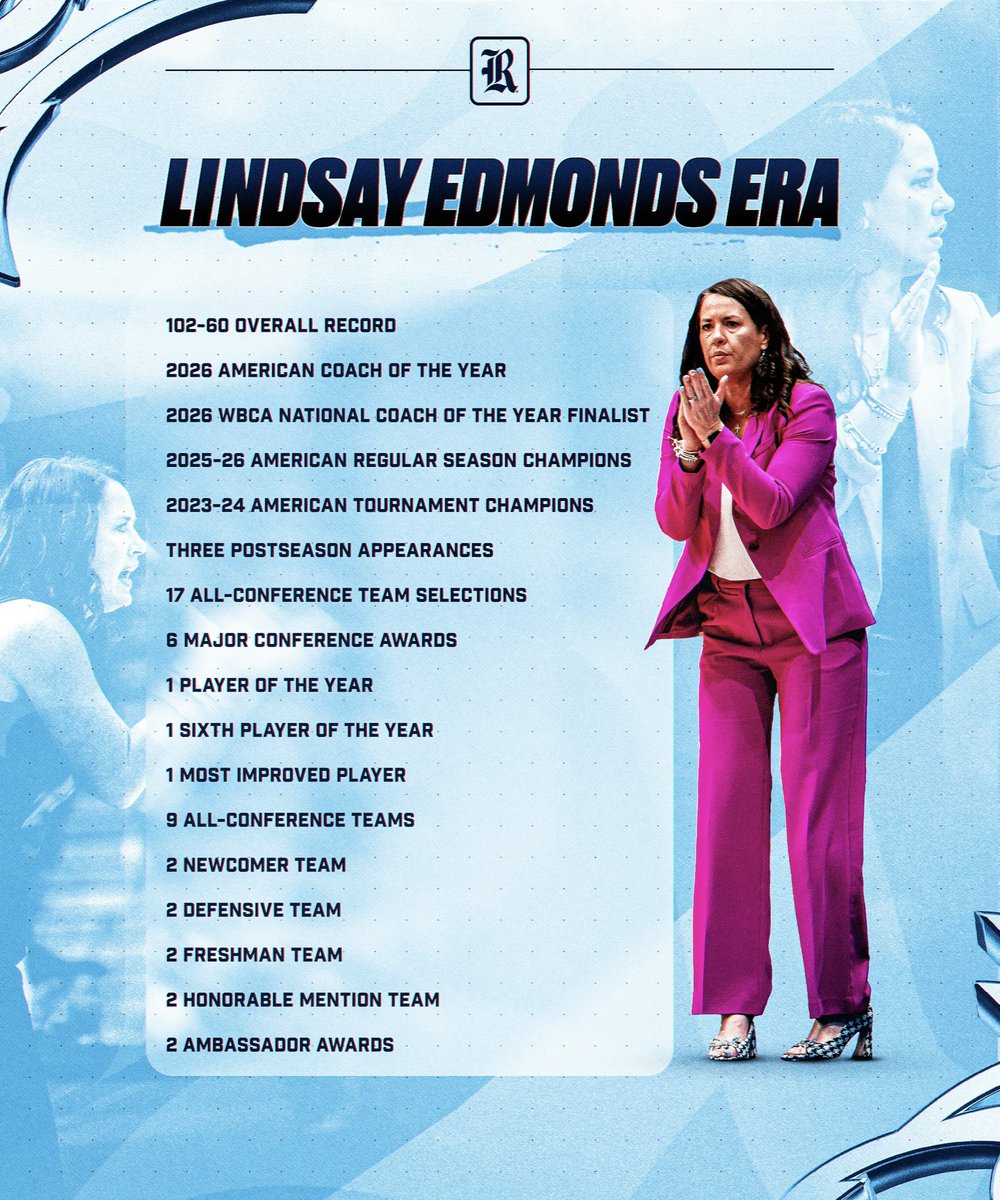 RiceWBB's tweet photo. 5️⃣ years of the Edmonds Era

Coach E became our head coach five years ago today! 

#GoOwls👐 https://t.co/HYlCAdqi5a
