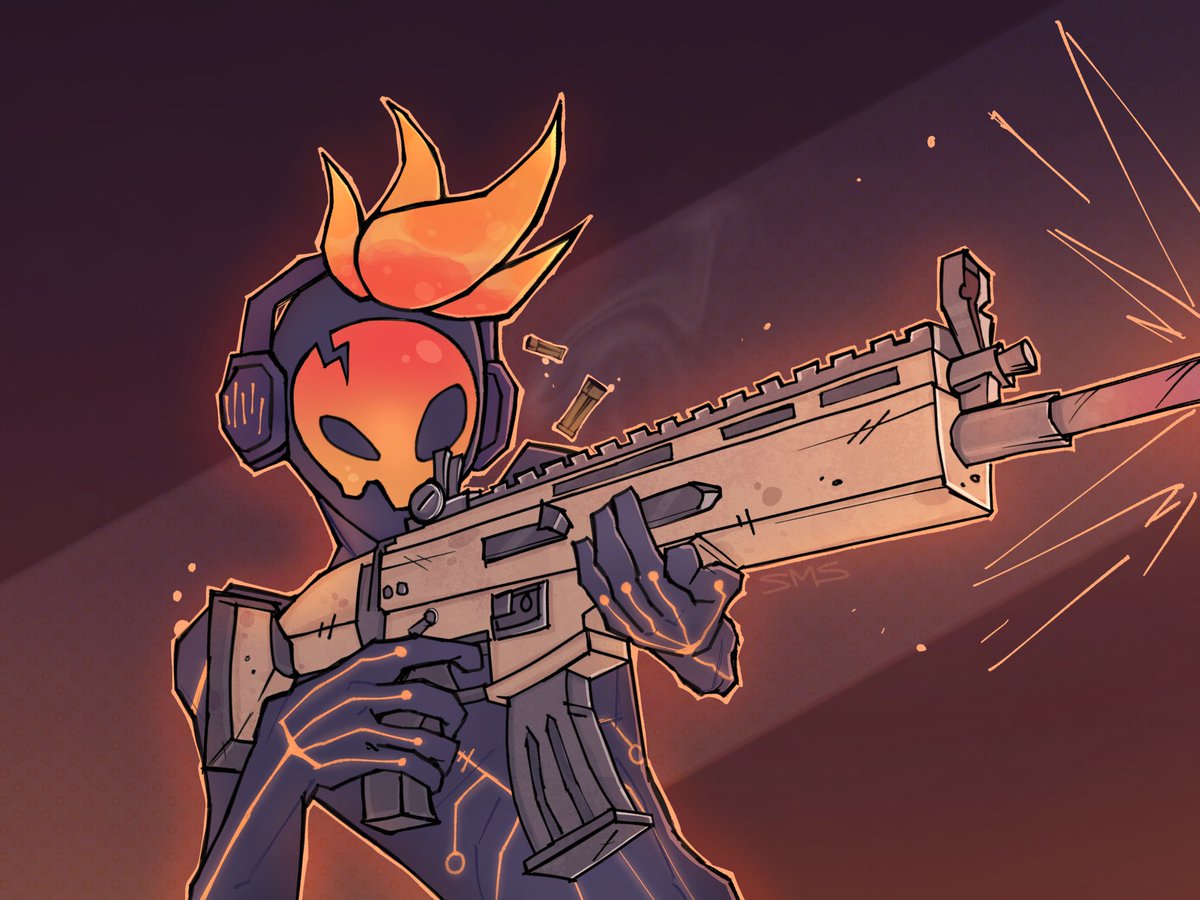 Art made for <a href="/LivingTombstone/">The Living Tombstone</a> ‘s new #Fortnite map! 
🧡❤️