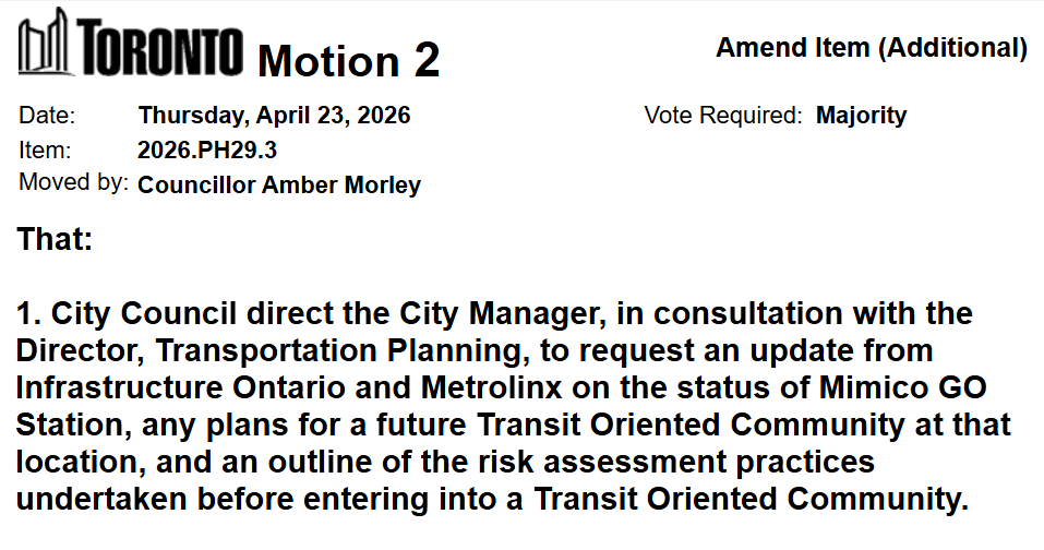 TorontoCouncil's tweet photo. Councillor Morley has moved a motion on Item PH29.3 - Status Update Report on Transit Oriented Communities: https://t.co/f1UEP7ofyC #tocouncil https://t.co/qHL8Gi8XBl