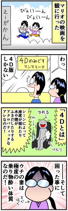 前作のマリオの映画を観に行った時のお話 