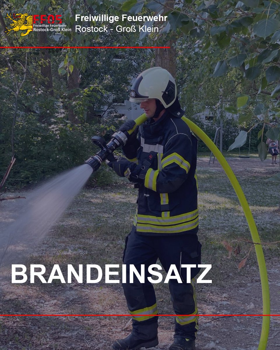 ff_gro's tweet image. 🚒 Einsatznummer: 56 🚒

24.04.2026 um 00:01 Uhr 

Stadtteil: Evershagen 
Einsatzstichwort: Brand 2 / Rauchentwicklung mit Feuerschein

#rostock #ff #feuerwehr