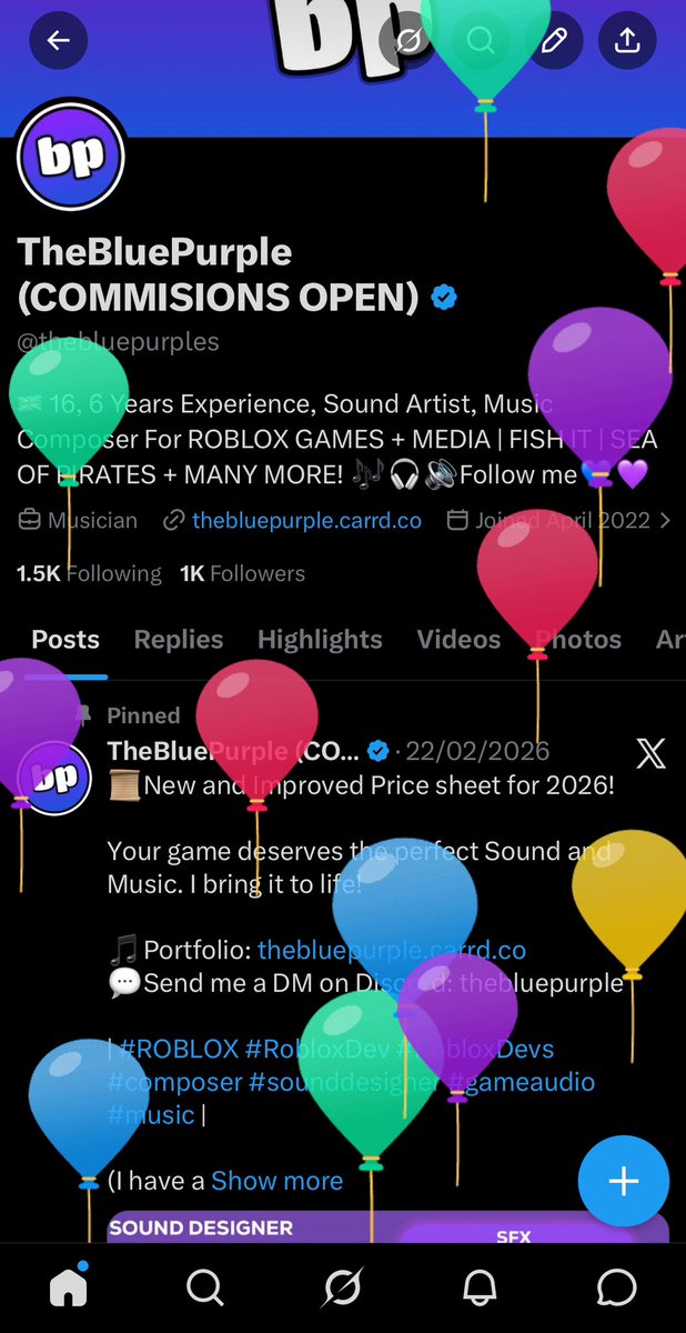 TheBluePurple (COMMISIONS OPEN) tweet media
