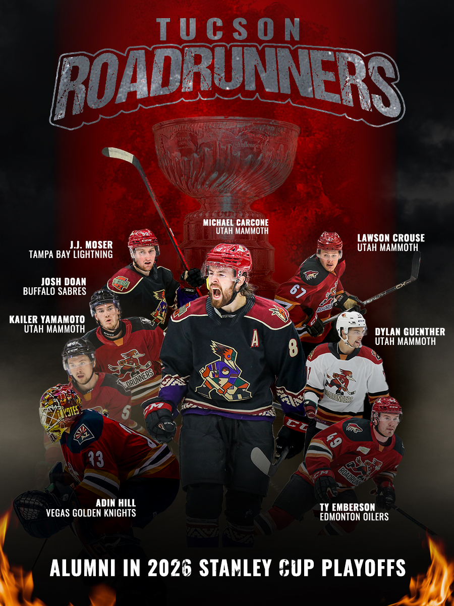 👀We've got some Roadrunners alumni in the fight for the 2026 Stanley Cup!

Check out the link below to read more!

tucsonroadrunners.com/news/2025-26-s…