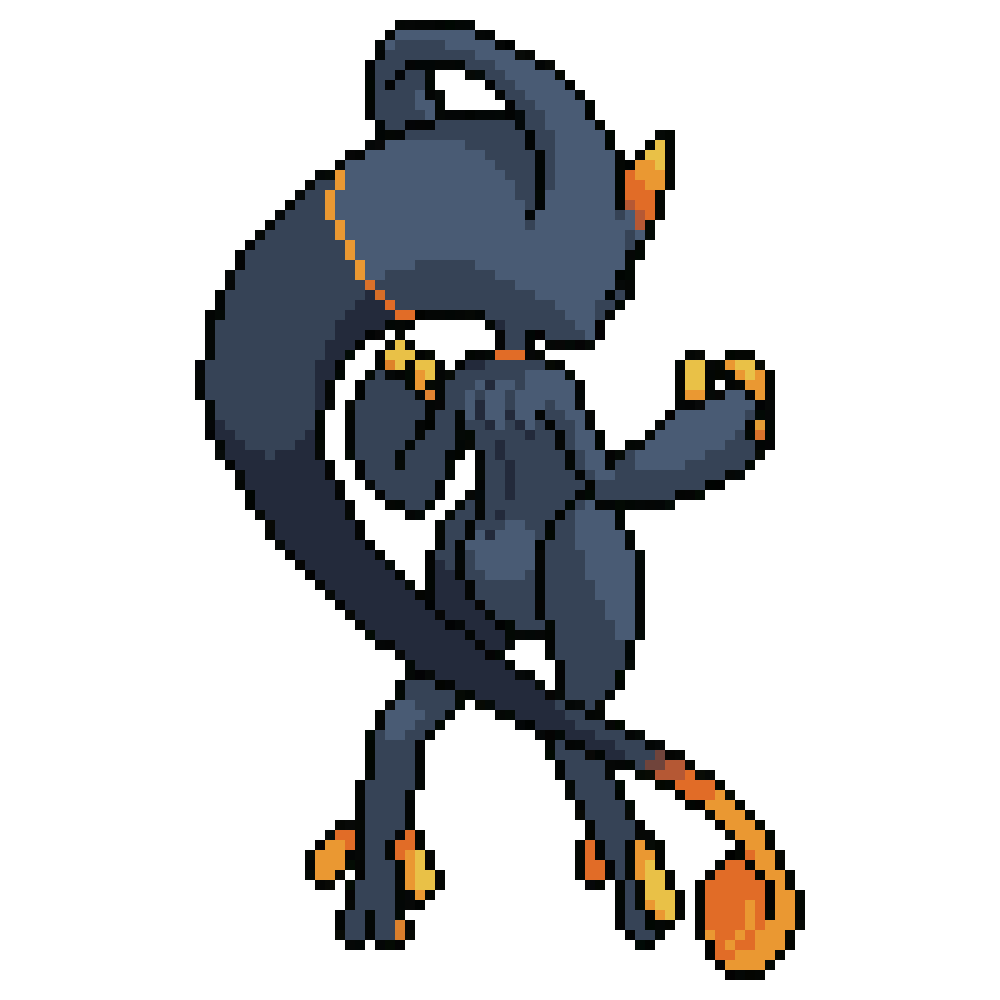 NOROCI2's tweet photo. Made a sprite for Shadow Mega Mewtwo Y + Dark Nova (Burst attack) move animation.

People who make move animations in Essentials are insane… I don’t even know how many hours this took.

#pokemonsprites #sprite #pixelart #mewtwo #pokemon #shadowmewtwo #fakemon #pokken https://t.co/xIiUgS6eq3