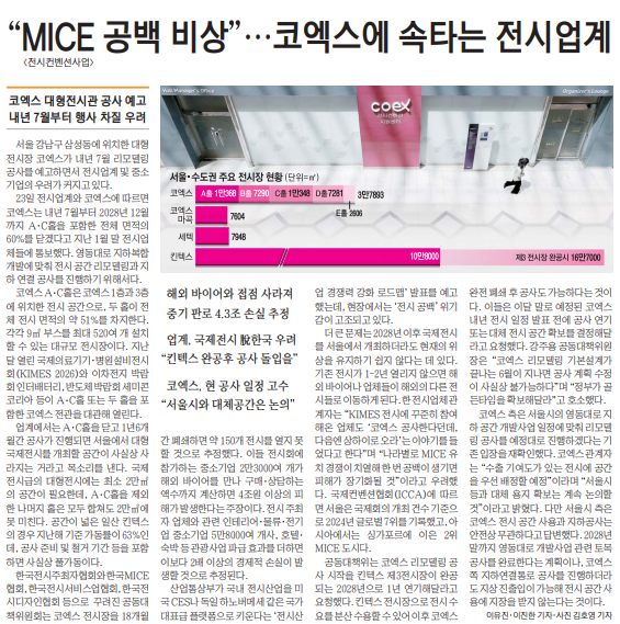 전시산업 정상화 추진 공동대책위원회 tweet media