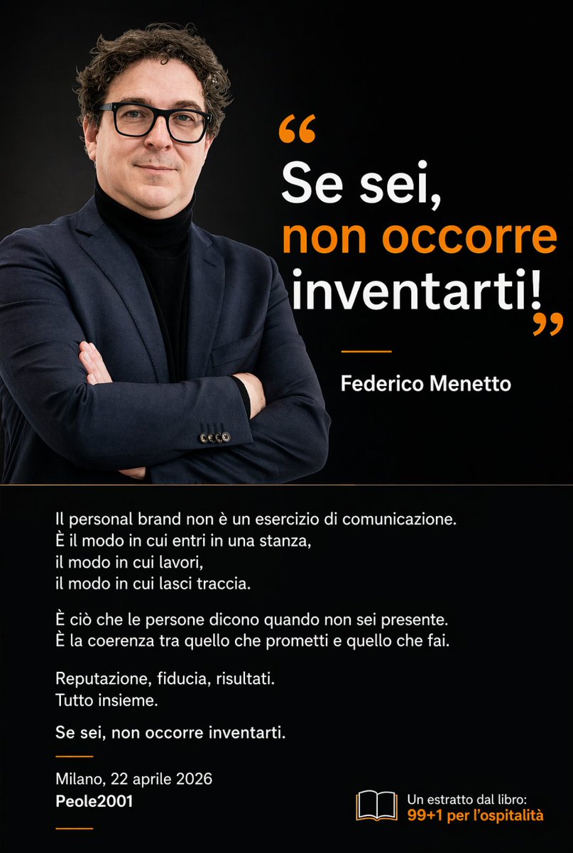 MenettoF's tweet photo. Se sei, non occorre inventarti! https://t.co/QF4KNwsBiX