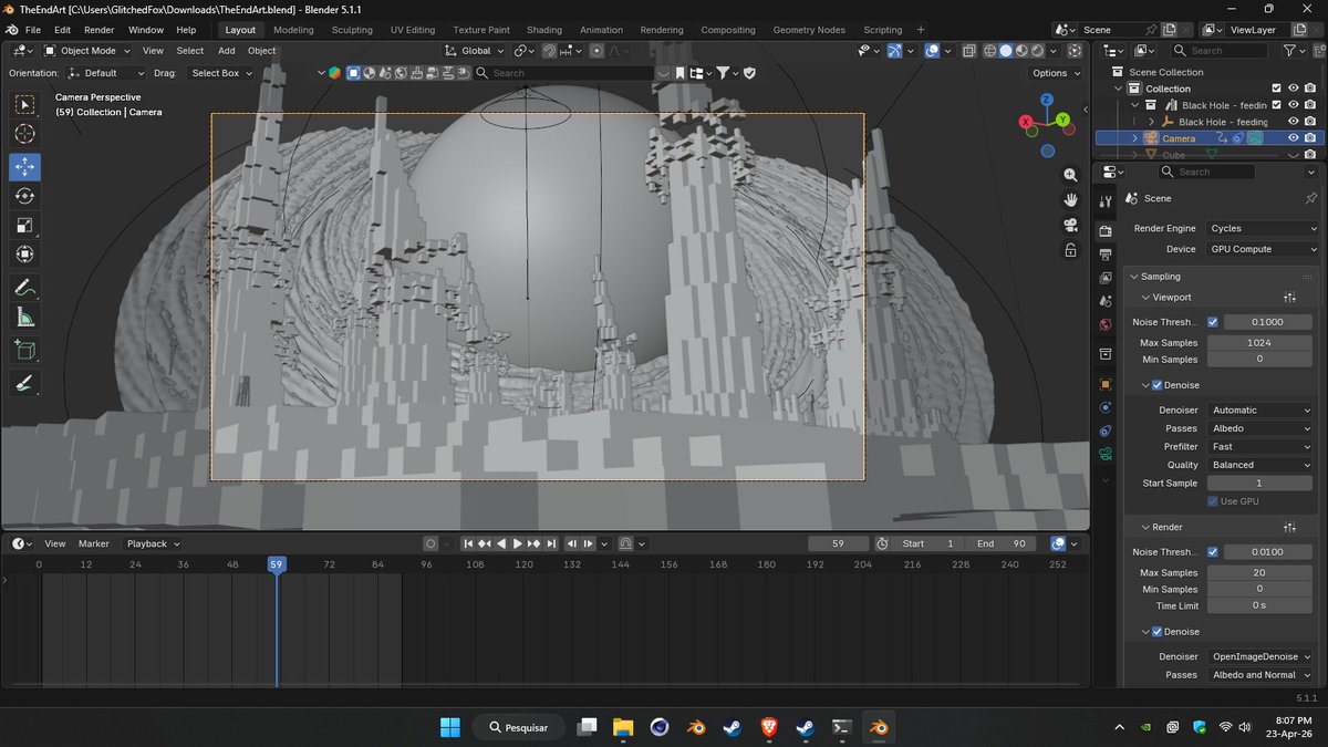 GlitchedFox777's tweet image. Minecraft - The End
-
-
-

#blenderart #blenderrender #art #artwork🎨 #digital_art #minecraft