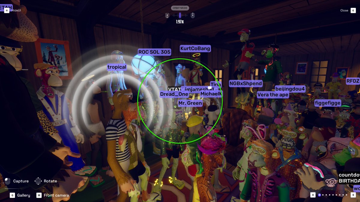 vtatvio's tweet photo. @rocsolmiami talks about his love for the @BoredApeYC and his most highlighted moment of what inspires him from being part of the worlds biggest and best club in web3! Check out #apefest2026 soon and learn more about #rocsol and his art. Also want to join the metaverse clubhouse meets click here @ https://t.co/ix4ru9kNCu and join up into the swamp clubhouse with your #BAYC or #MAYC avatar on to enter.
Also shoutout to @tropicalvirtual for sharing his amazing views on #BAYC but what cant go overlooked is his huge part in @ApeChainHUB in his community workshops educating tons of new coming people or those looking to sharpen their skills catch those classes free online!