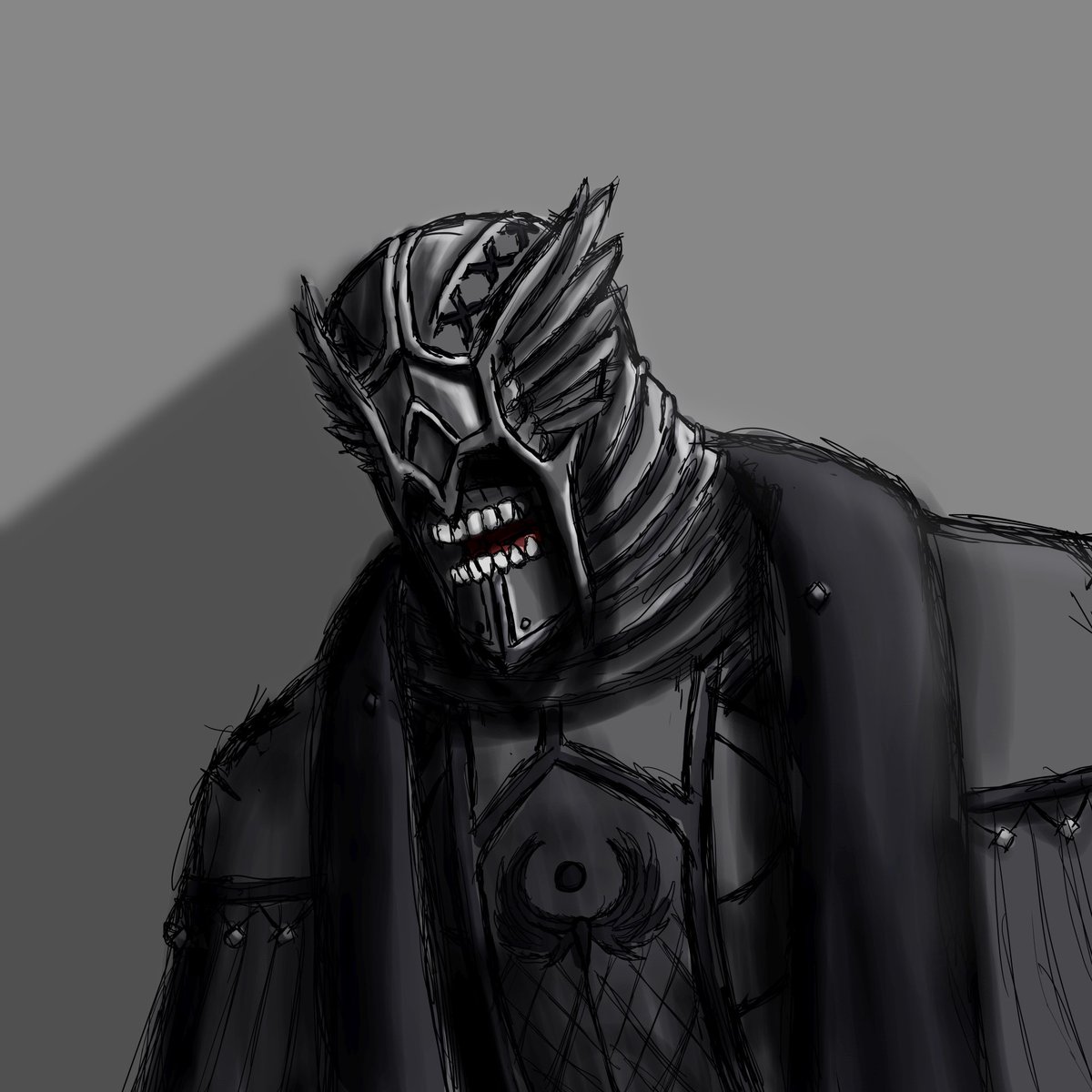 C1Ion1's tweet photo. Fantasy Crime-lord sketch. https://t.co/LMuAUPCQzL