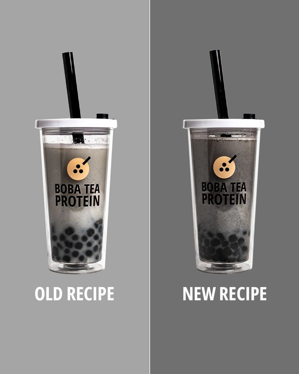BobaTeaProtein's tweet photo. With 𝟯𝟱% 𝗺𝗼𝗿𝗲 𝗯𝗹𝗮𝗰𝗸 𝘀𝗲𝘀𝗮𝗺𝗲 𝘀𝗲𝗲𝗱𝘀 per serving and a smoother sweetener blend (monk fruit + Reb M instead of monk fruit + stevia), we're delivering exactly what we set out to create.

🗓️ Black Sesame Milk Restock drops this Saturday, April 25 at 10am PT. https://t.co/qBNw3UFfNb