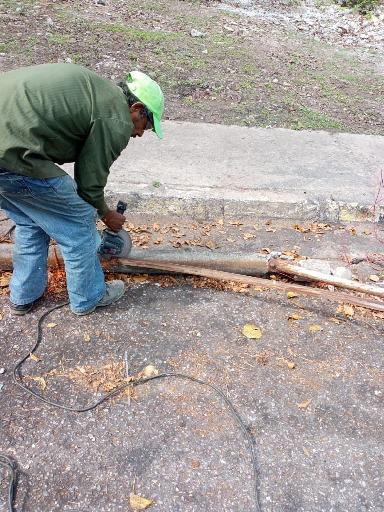 AlcaldiaBaruta's tweet photo. Nuestras cuadrillas de #AcciónInmediata continuaron realizando labores de:
🍃Desmalezado y limpieza:
📍Urb. #LasMercedes
📍Urb. #AltoPrado
🚦Demarcación:
📍Av. #SantaSofia
🍃Remoción de Poste Caído:
📍Urb. #Caurimare https://t.co/hdwRmWWCy3