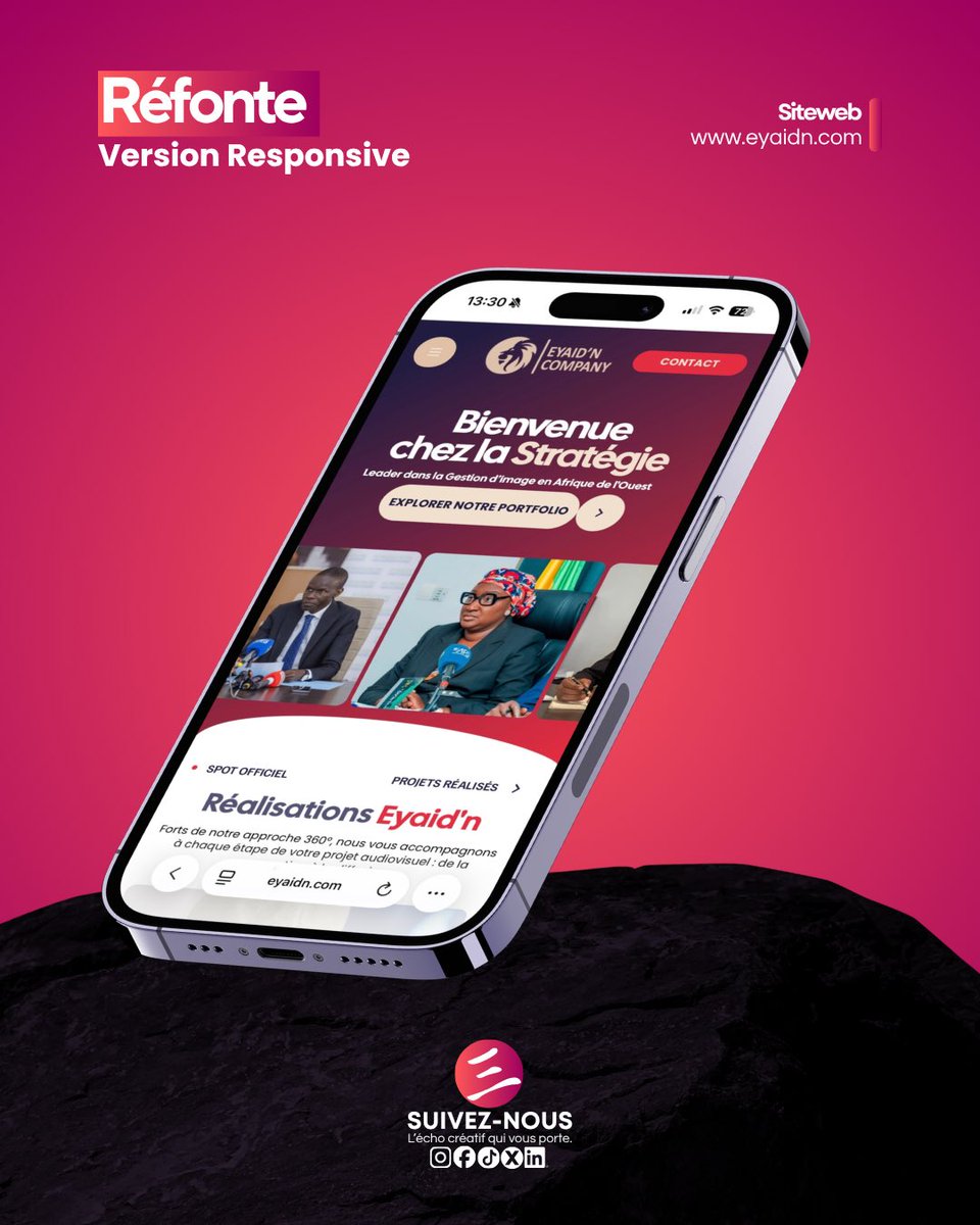 ekoora_sn's tweet photo. Avant c’était un site.
maintenant c’est une stratégie qui parle, qui guide, qui convertit. 🚀

#ekoora #redesign #refonte https://t.co/HkadRJAJCj