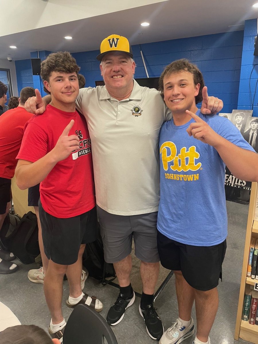 Lee3654Lee's tweet photo. Today went to EF signing day! Another Ed Santa showcase success!  2 of my 42 this year commits! @JB_Crovak going to Cal u pa and @nategrimm2026 going to Pitt Johnstown!Great athletes, great students, better persons ! Bright future!
Steelers#1
@EdSanta1 
@rreillyjr1993 
@jagunn24 https://t.co/lYU0ZhFGL3
