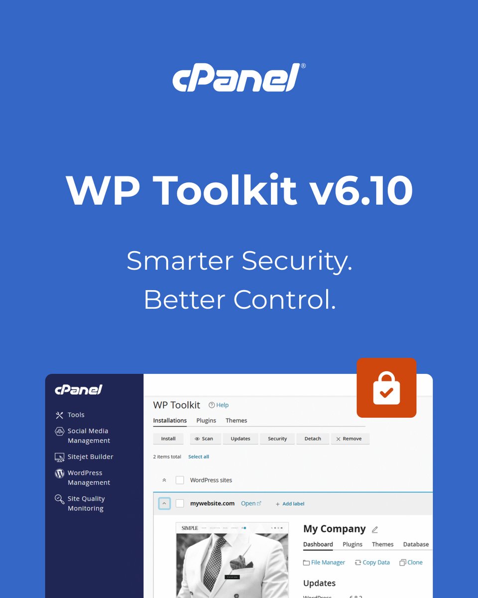 cPanel tweet media
