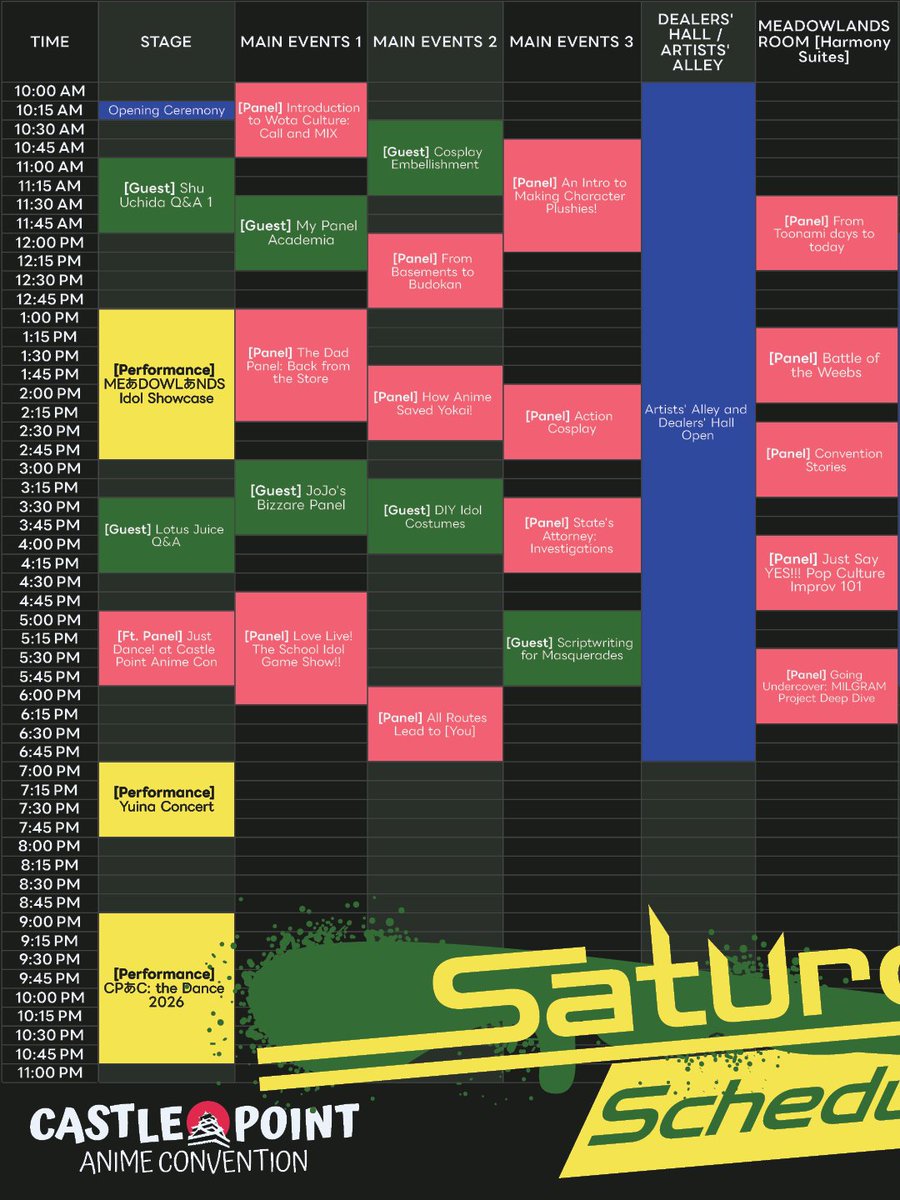 Castle Point Anime Convention tweet media
