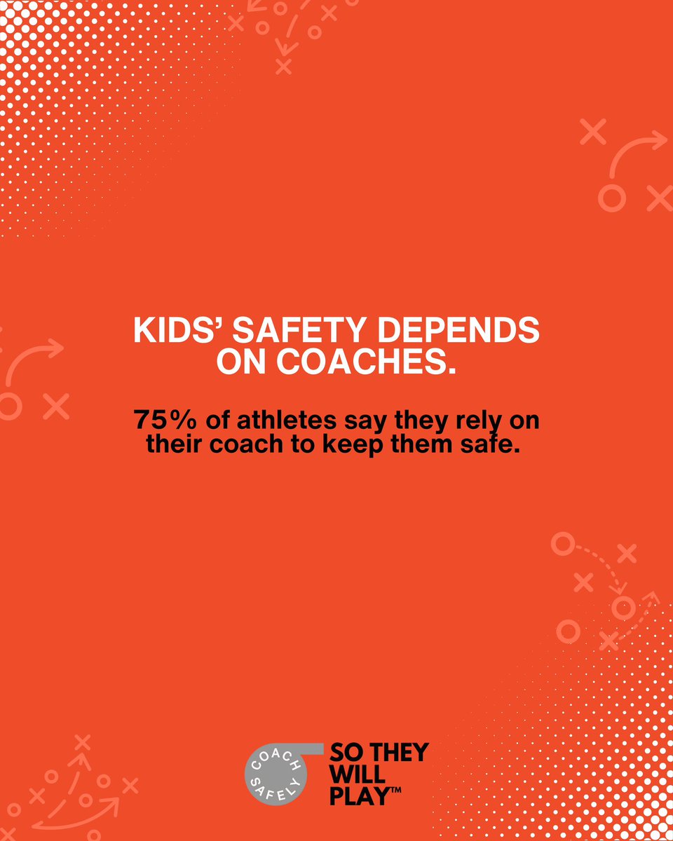 CoachSafely's tweet photo. Coaches have one of the biggest impacts on a young athlete’s experience—on and off the field.

But too many are expected to lead without training.

And that’s where risk starts.

Because safety isn’t effort—
it’s education. https://t.co/JnAcRRWgjZ