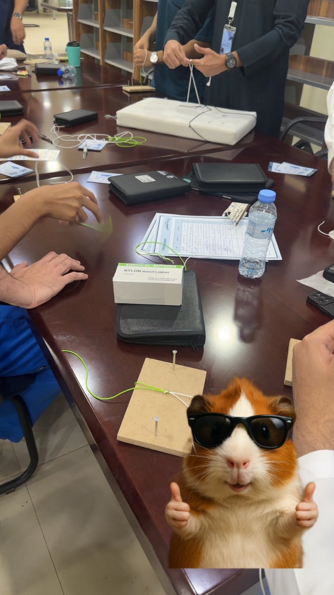 Sohaib_barri's tweet photo. Just finished an incredible hands on surgical skills workshop” بَنان جرّاح “

A huge thank you to Dr. Suhail Kashkary, Dr. Mohammad Almakky, Dr. Sohaib Al-Amari, and my senior colleagues for organizing such an amazing experience. https://t.co/XlXSQAa5F4