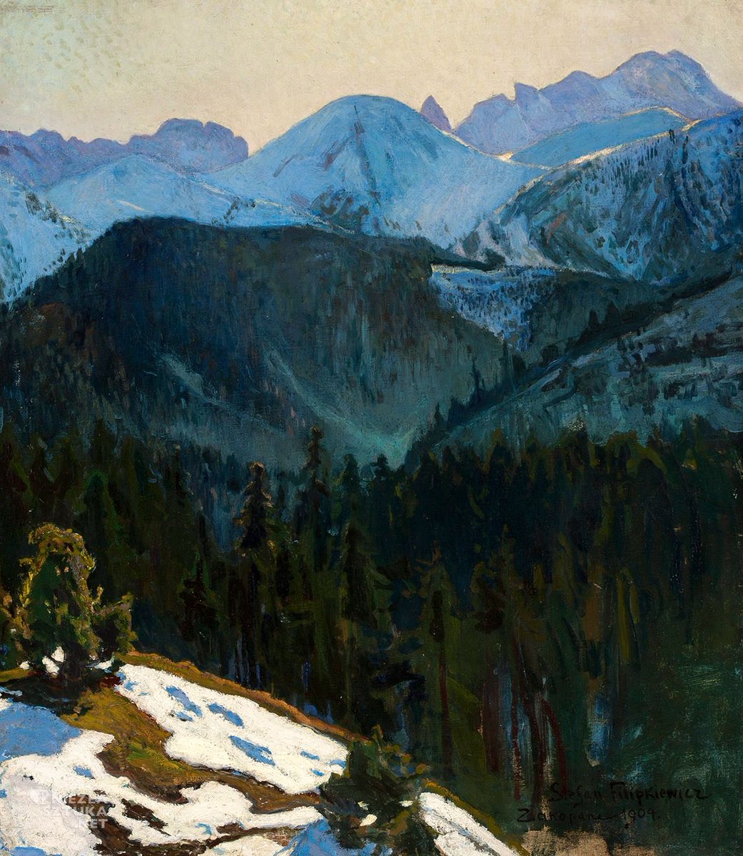 WilhelmGustloff's tweet photo. Strumień leśny zimą, 1919
Stefan Filipkiewicz
1879-1944 https://t.co/dWmklpKAP2