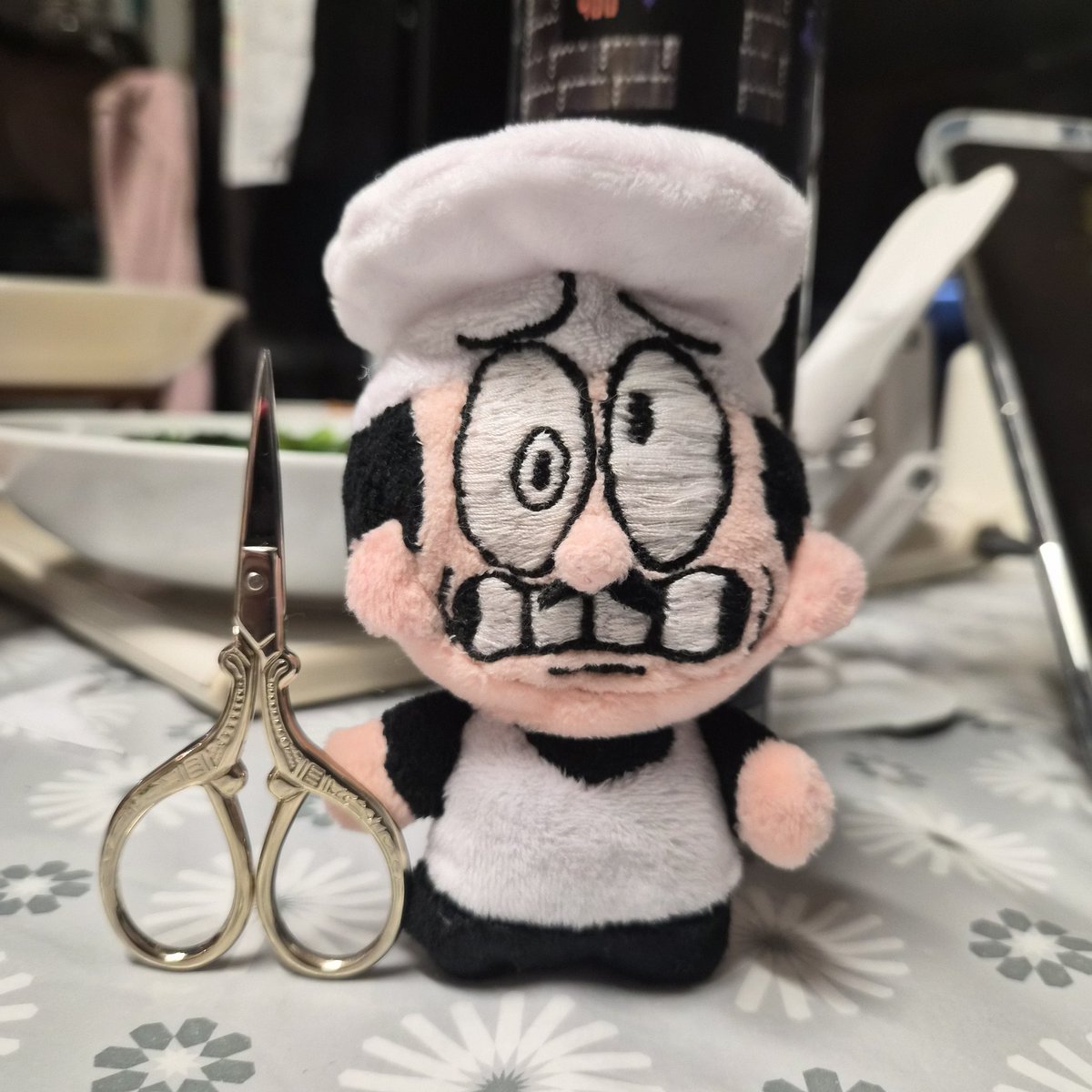 FranPun's tweet photo. Hand sewed this little Italian creature... https://t.co/z8JmJULHFk