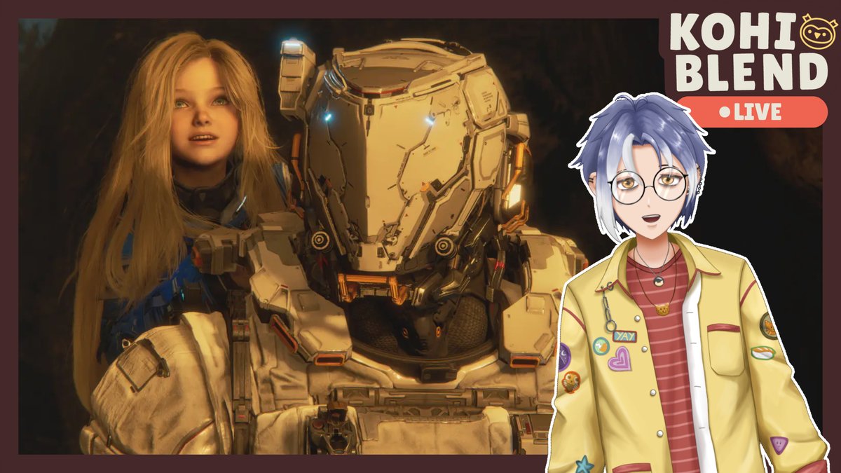 KohiBlend's tweet image. ✨pragmata time! training missions then maybe finale after? c:

☕️live on twitch &amp;amp; yt! #vtuber #envtuber