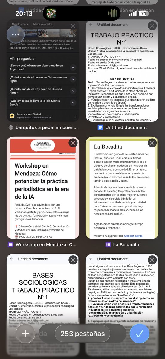 te das cuenta que una chica perdió sus alas cuando todas las pestañas son de la facultad y ninguna de ao3😔