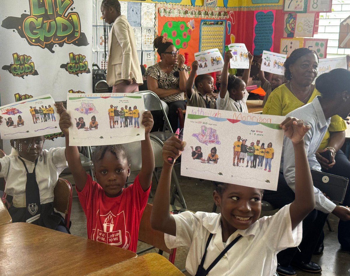 mnsgovjm's tweet image. #Highlights: It's World Book and Copyright Day and we are marking the day, by sharing our ‘Let’s All LIV GUD’ Activity Books with students of the Holy Family Primary and Infant School.