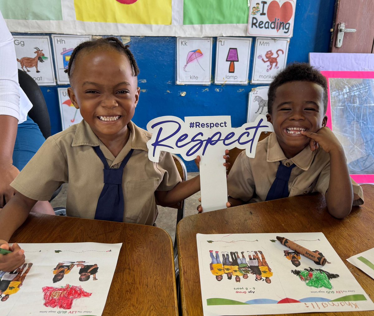 mnsgovjm's tweet image. #Highlights: It's World Book and Copyright Day and we are marking the day, by sharing our ‘Let’s All LIV GUD’ Activity Books with students of the Holy Family Primary and Infant School.