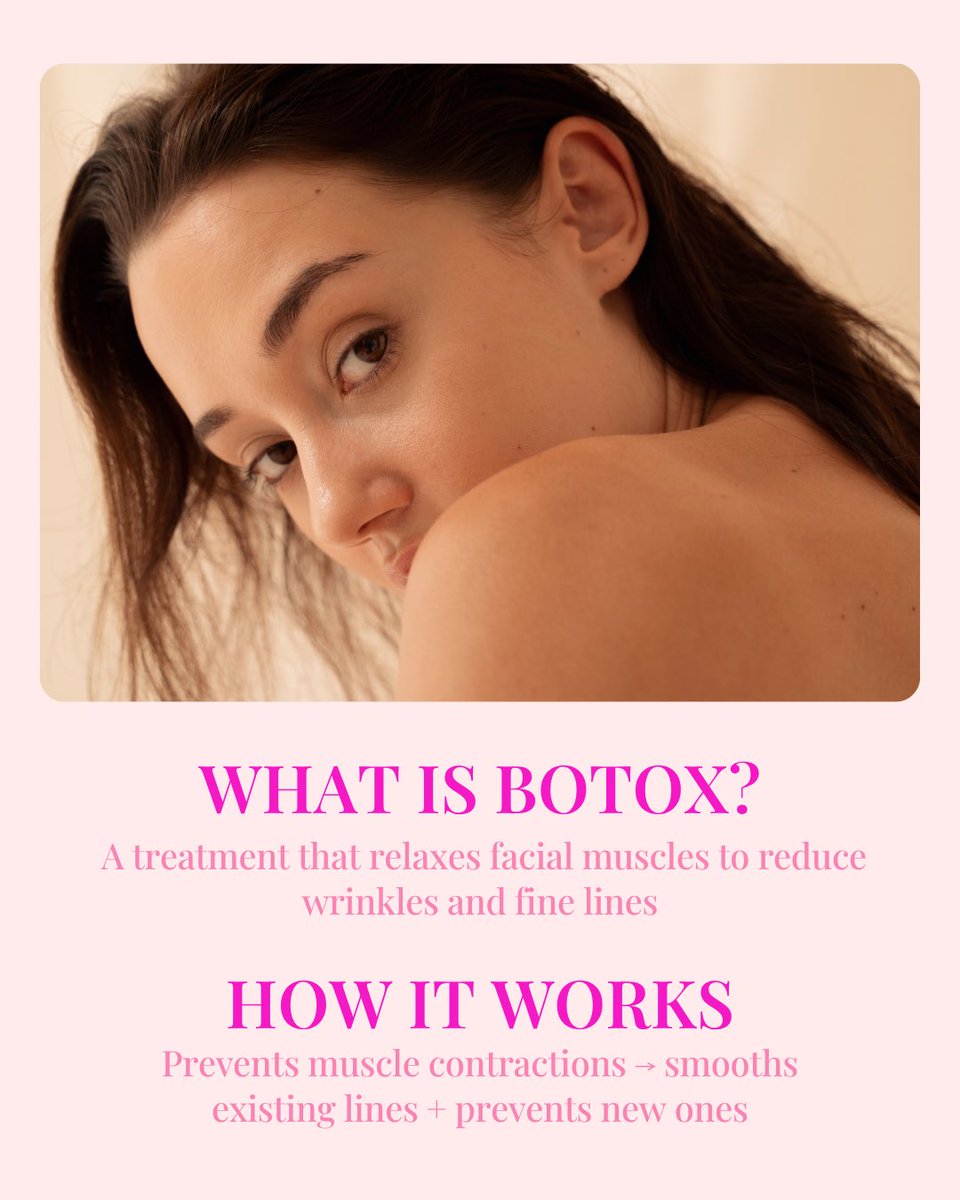 DrPinkmd's tweet image. Botox is one of the most well-studied, widely used aesthetic treatments—focused on subtle, natural-looking results.
Personalization is key 🤍

#OBGYN #DrPink #Botox #AestheticCare #NaturalResults #Confidence
