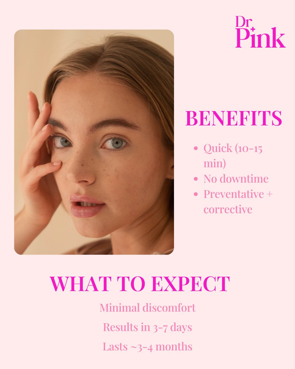DrPinkmd's tweet image. Botox is one of the most well-studied, widely used aesthetic treatments—focused on subtle, natural-looking results.
Personalization is key 🤍

#OBGYN #DrPink #Botox #AestheticCare #NaturalResults #Confidence