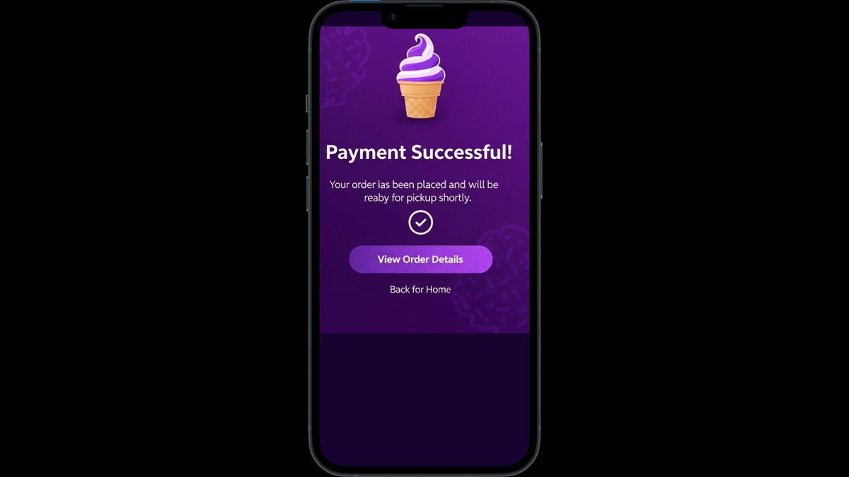 Timi_ux's tweet photo. Just designed the confirmation screen for my Gelato app 🍦✅💻

Focused on making the final interaction feel clear, reassuring, and easy for users to understand.

Still learning and growing with every screen, but seeing the complete flow come together feels really rewarding ✨🚀 https://t.co/Nj675bQDwk