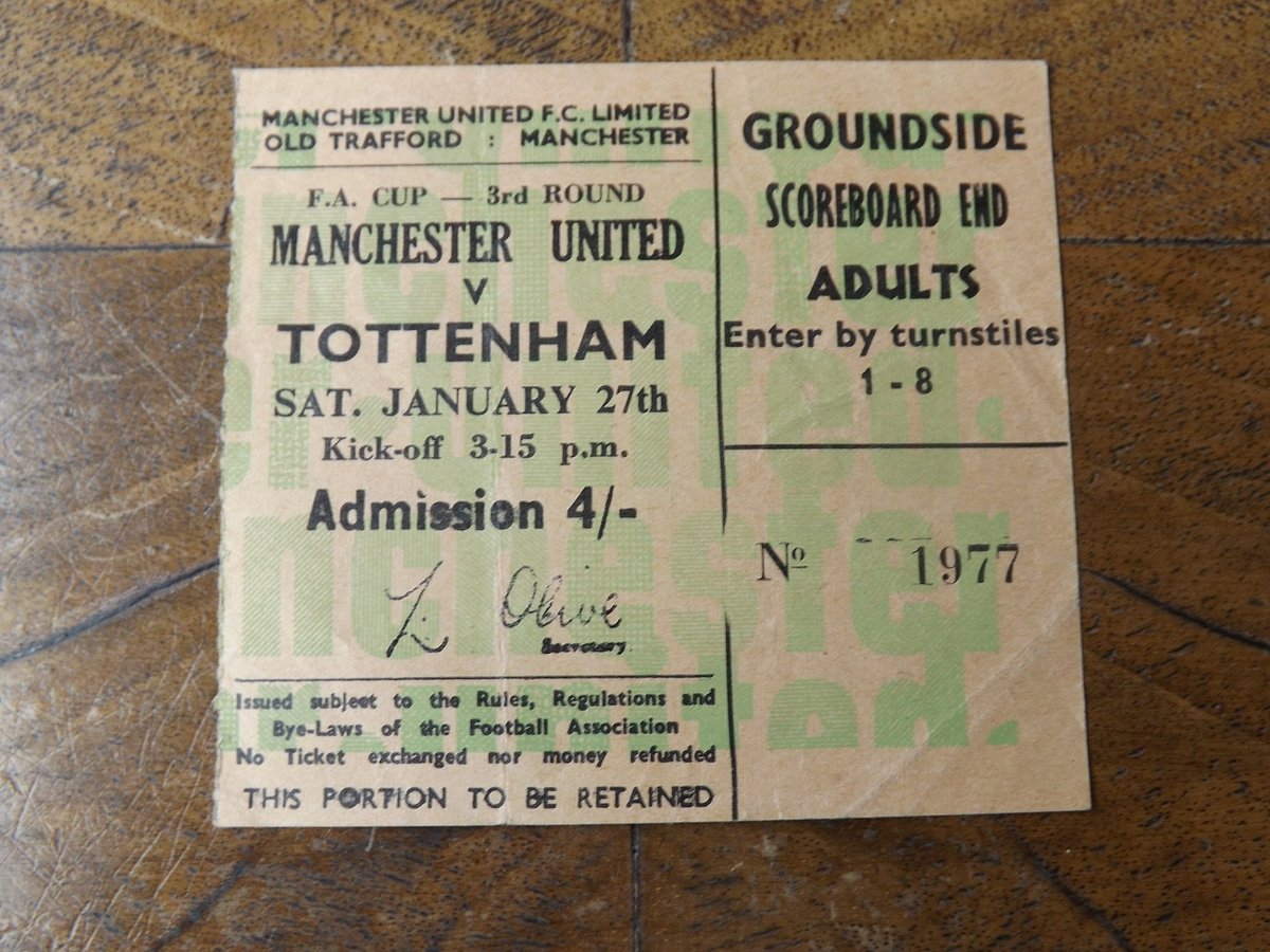 THFCmemorabilia's tweet photo. Football Ticket and Programme Manchester utd Tottenham Old Trafford Fa cup 1968.

£101.83 currently

7 bids

Ends Sat 25th Apr @ 6:30pm

https://t.co/gcYCX1196U

#ad #spurs #COYS https://t.co/zKGM2FGP7F