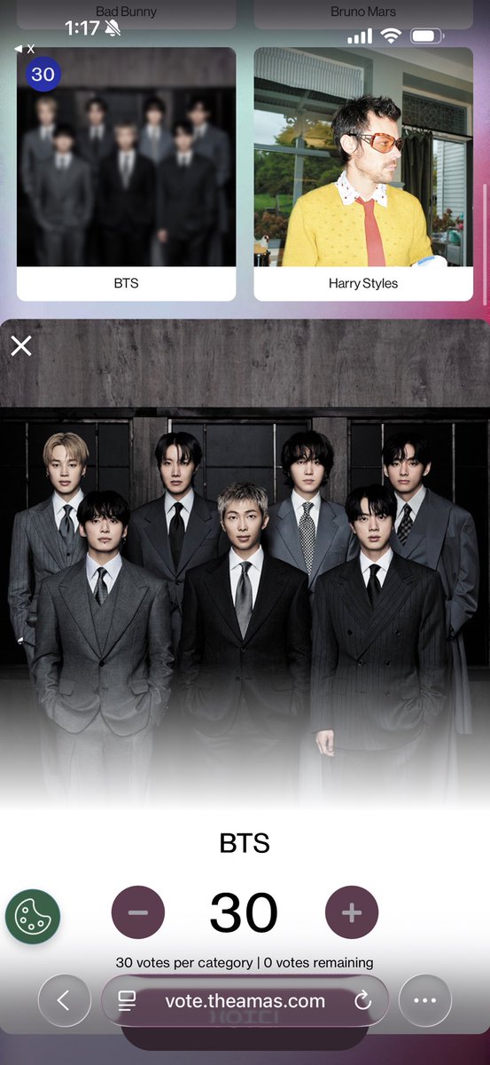 miniminisoull's tweet photo. Voten en los #AMAs tanto en web como en Instagram.
@BTS_twt 

- Song of the Summer.
- Artist of the Year.
- Best Male K-Pop Artist. 

Finalización: 9 de mayo.

Link:
(https://t.co/aQoMsb7gQj) https://t.co/H4VUZfD9xQ