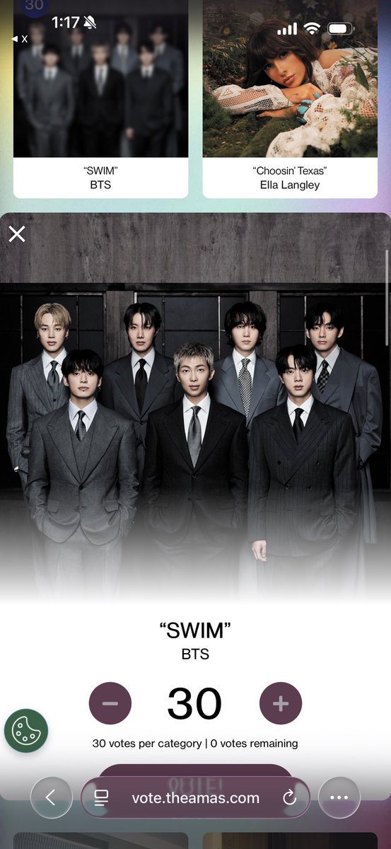 miniminisoull's tweet photo. Voten en los #AMAs tanto en web como en Instagram.
@BTS_twt 

- Song of the Summer.
- Artist of the Year.
- Best Male K-Pop Artist. 

Finalización: 9 de mayo.

Link:
(https://t.co/aQoMsb7gQj) https://t.co/H4VUZfD9xQ