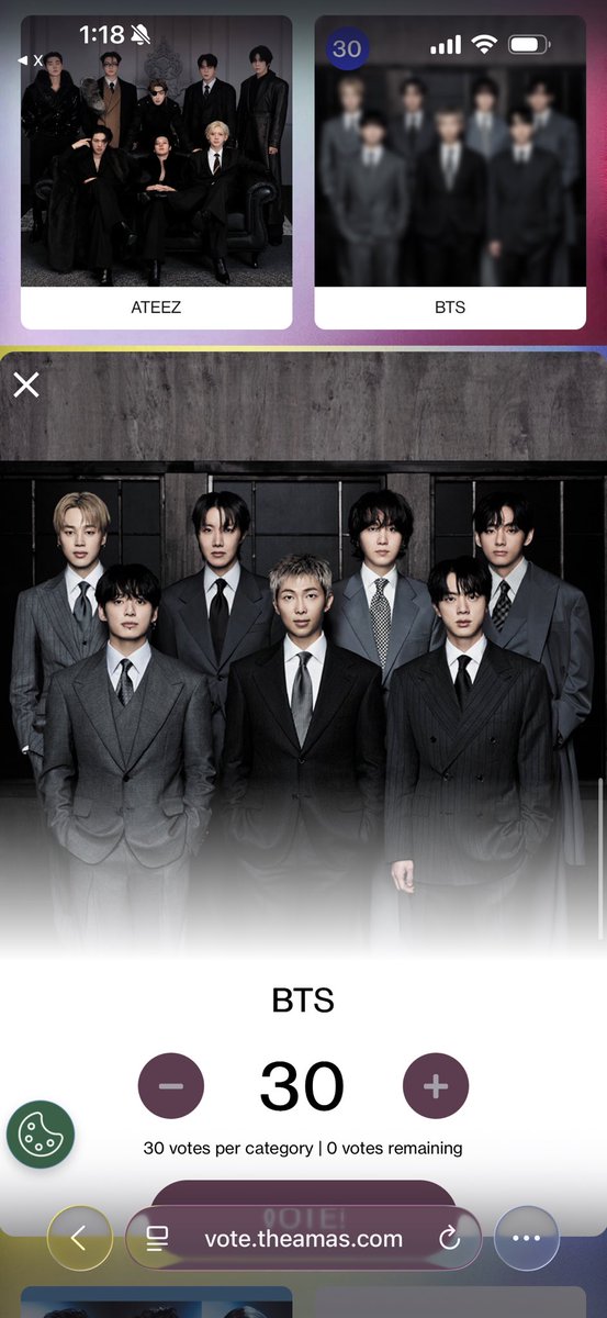 miniminisoull's tweet photo. Voten en los #AMAs tanto en web como en Instagram.
@BTS_twt 

- Song of the Summer.
- Artist of the Year.
- Best Male K-Pop Artist. 

Finalización: 9 de mayo.

Link:
(https://t.co/aQoMsb7gQj) https://t.co/H4VUZfD9xQ