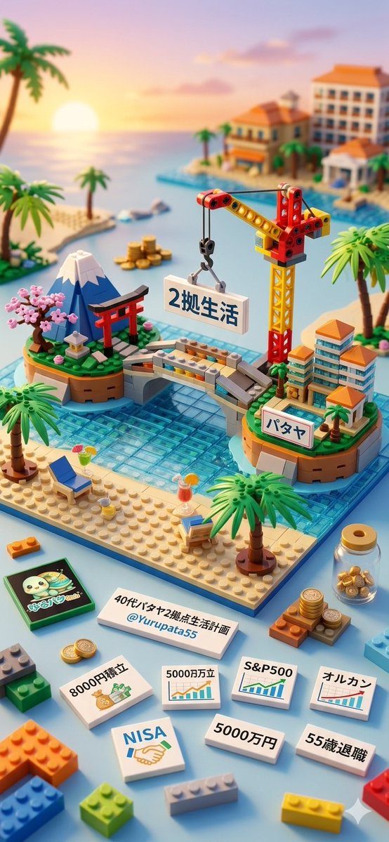 ゆるパタ🐢｜40代パタヤ2拠点生活計画 tweet media