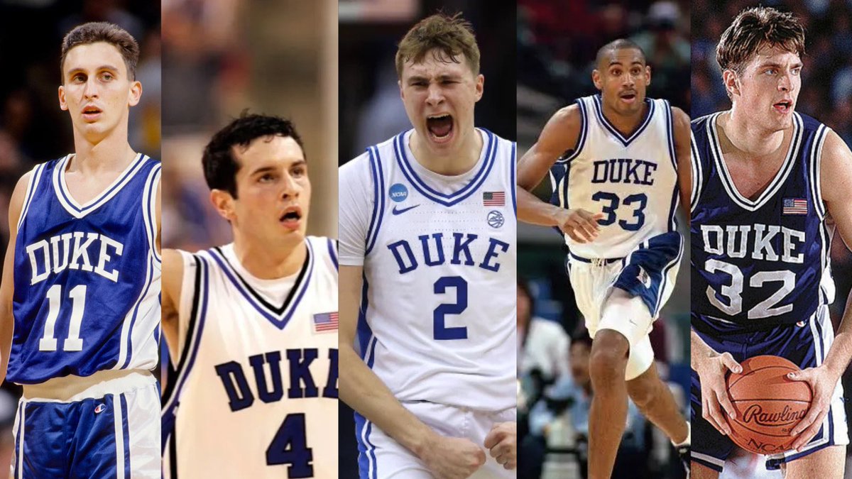 BeardedBlueDevl's tweet image. A lot slower news day than I think all of us were expecting….Im bored, so to keep Duke fans busy. Argue my starting 5:

PG: Bobby Hurley 
SG: JJ Redick
SF: Cooper Flagg 
PF: Grant Hill
C: Christian Laettner 

6th Man: Jason Williams 

#Duke #DukeBasketball #Debate