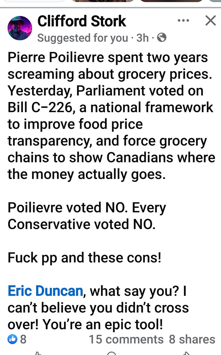 ROFineArt's tweet photo. @PierrePoilievre You fucking PRICK. https://t.co/kRfUUEfbtF