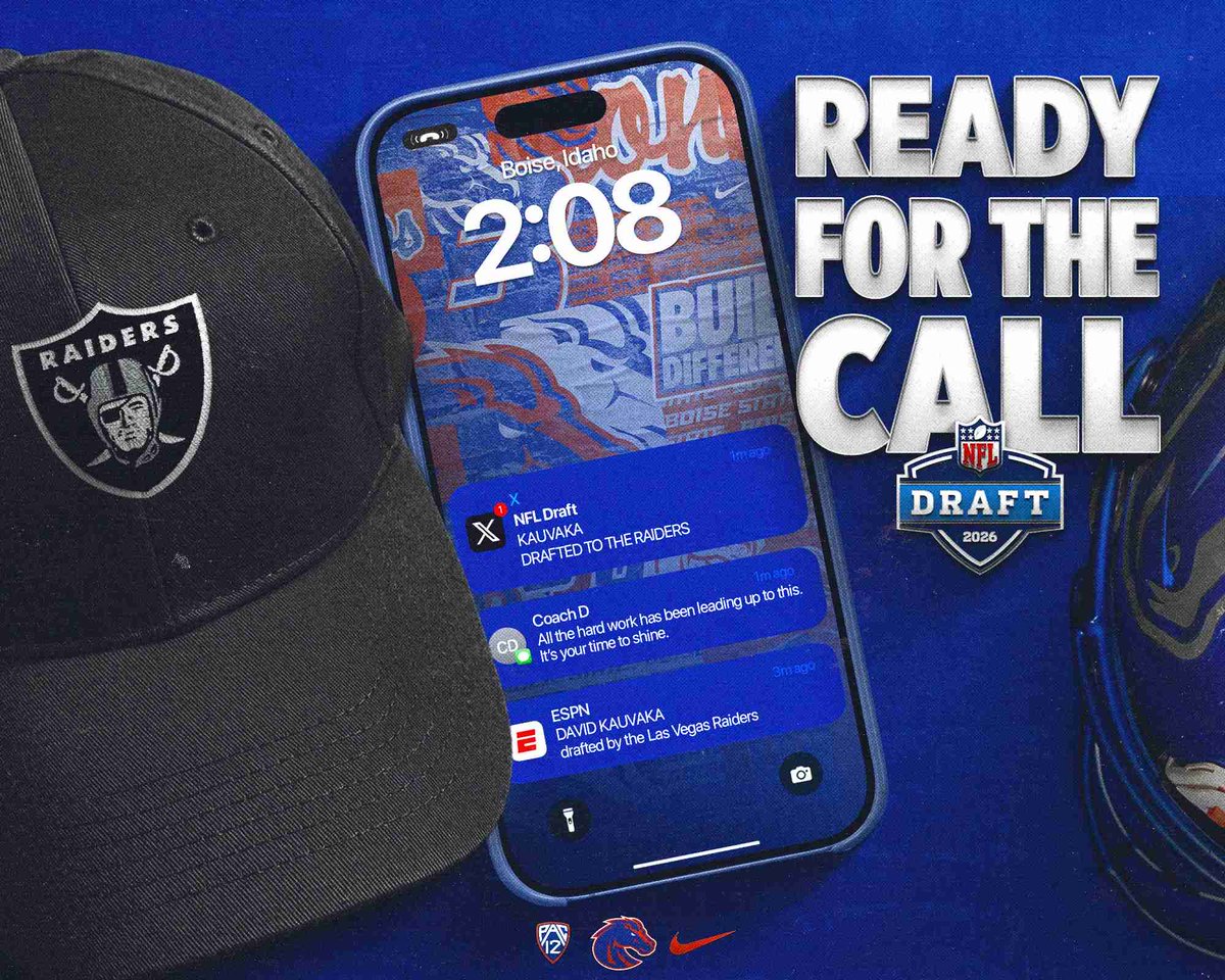 SolaKauvaka's tweet image. In honor of today’s NFL draft, thank you @BroncoSportsFB for your creativity &amp;amp; setting the bar!
My dream is to break the family curse &amp;amp; be the first to graduate from college. Making it to the league would be a bonus! 
#BleedBlue 
#Raidernation
 #MaloSisu🙏🏾
@64AMDG 
@MDFootball