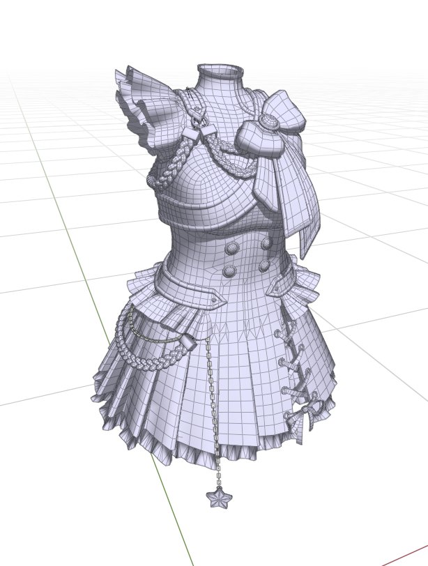 RinRin_mirage's tweet image. 変身コスチューム✨
パーツがだんだん揃ってきた😎

今回はかわいくてシュッとした感じにしたいんだ～

どうかなぁ～？💭

#b3d #Blender3d