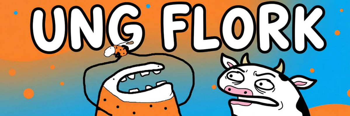(🔥ETH) Ung Flork

$UNG - on ETH.  Following Flork meta. ''Ung is a primitive caveman sock-puppet from the Flork of Cows webcomic. He’s a simple, club-wielding prehistoric guy who speaks in broken caveman English (“Me Ung”, “Dis good”, “Biggest club”). 
t.me/officialcrypto…