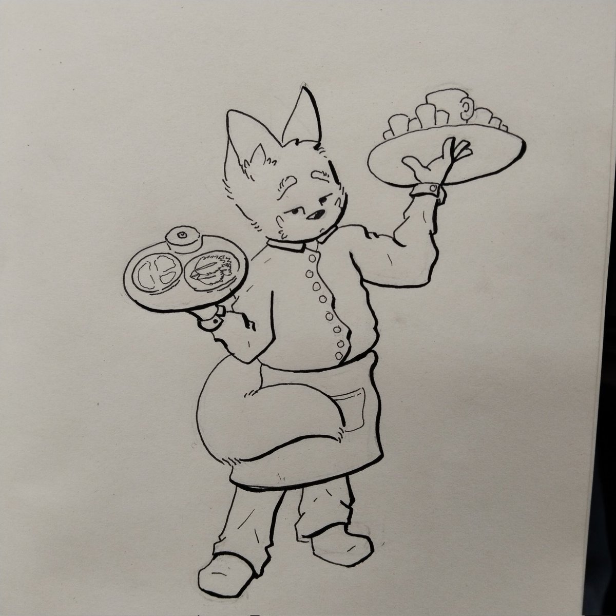 silverfox2410's tweet photo. Día 3/100 subiendo dibujos a diario
"Una mesa más" https://t.co/c60mXLBdbL