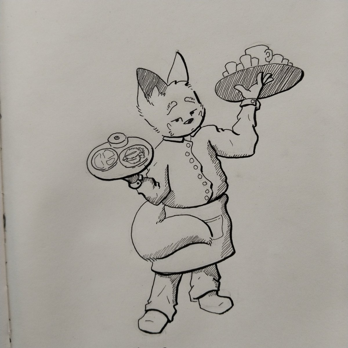 silverfox2410's tweet photo. Día 3/100 subiendo dibujos a diario
"Una mesa más" https://t.co/c60mXLBdbL