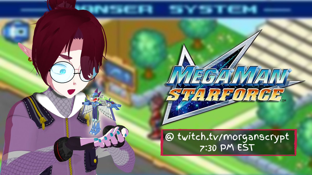 MorgansCrypt's tweet image. Crushing Xemnas and Pulsing in to ride on the waves!
We're gonna be finishing up our KH2:FM Rando Run tonight, and then move on to continuing our adventure through Megaman Starforce! Stream starts @ 7:30 PM EST, over at twitch.tv/morganscrypt
#Morganscrypt #IndieVtuber #ENVTuber