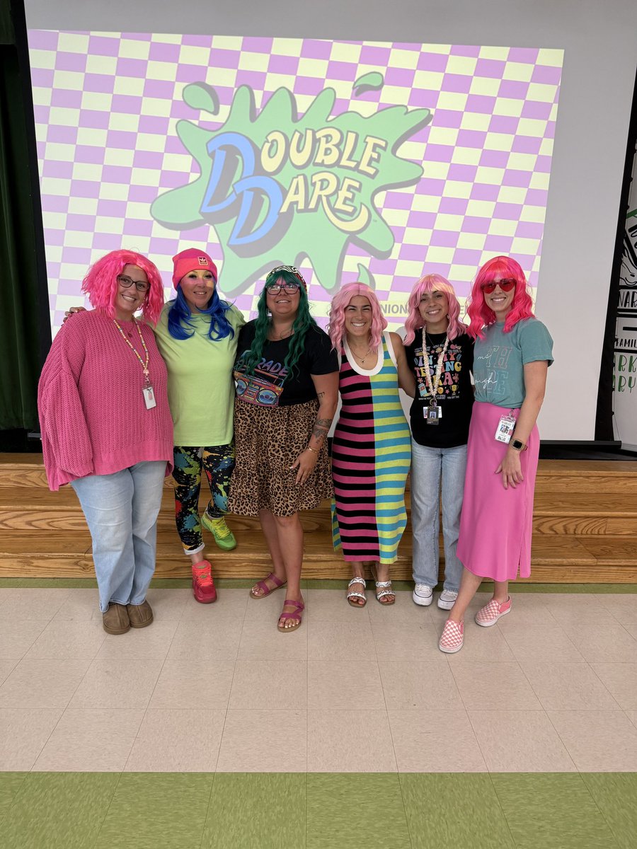 ColleenAdkins22's tweet photo. Another great turnout for Double Dare review night! @UnionParkES  @TannerJesso https://t.co/xUhdTRrMTE